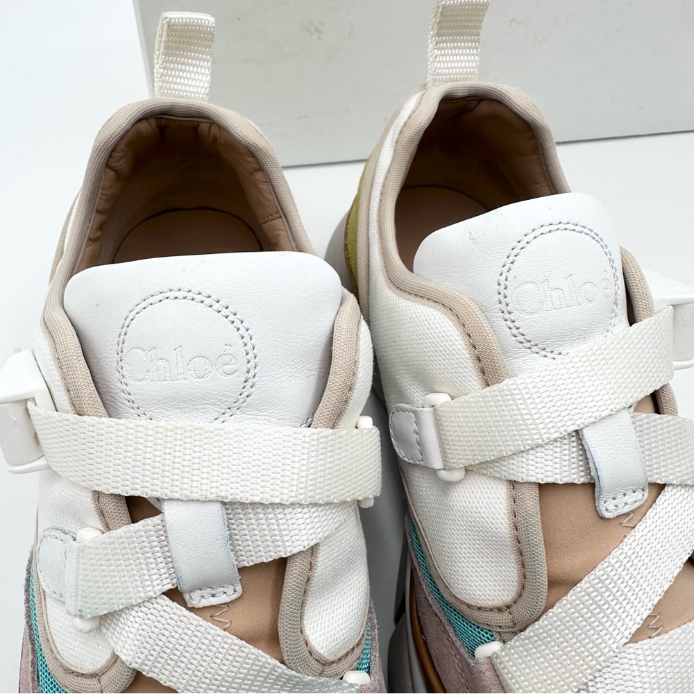 Chloe Sonnie Leather Low Top Sneaker - Picture 4 of 14